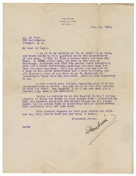 HOUDINI, Harry (Erik Weisz, 1874 – 1926). Houdini TLS Regar...