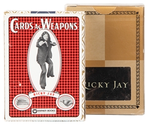 JAY, Ricky (1946 – 2018). Ricky Jay Cards As Weapons Promot...