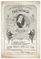 JEANS, Walter C. (Walter Janes, 1877 – 1942). Four Pieces o...