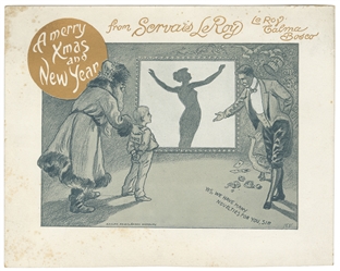 LEROY, Servais (1865 – 1953). Christmas and New Year's Sent...