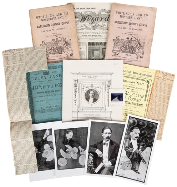 MASKELYNE, J.N. (1839 – 1917). John Nevil Maskelyne Ephemer...