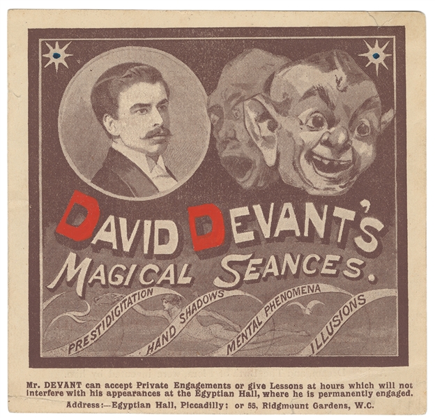 DEVANT, David (David Wighton, 1868 – 1941). David Devants ...