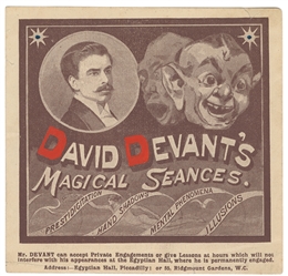 DEVANT, David (David Wighton, 1868 – 1941). David Devant's ...