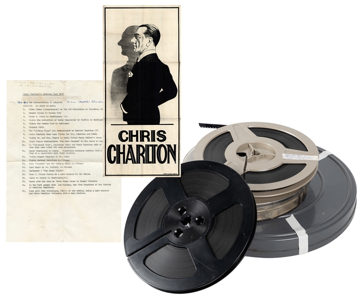 [FILM – MAGICIANS]. Chris Charltons American Tour Film Foo...