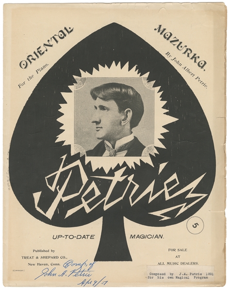 PETRIE, John Albert (1870 – 1954). “Oriental Mazurka" Sheet...