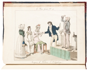 [PLATES – SIDESHOW & ENTERTAINMENT]. Collection of Hand-Col...