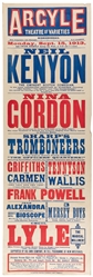 [PLAYBILLS – MAGIC]. Six British Variety Playbills Featurin...