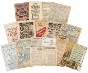 [PROGRAMS – MAGIC]. Collection of Vintage Magicians' Theate...