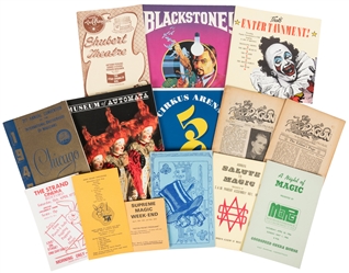 [PROGRAMS – MAGIC]. Group of 150 Programmes or Menus for Magi...