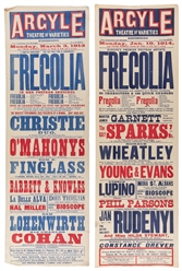 [QUICK CHANGE]. Two Mlle. Fregolia Playbills. Liverpool: Sa...