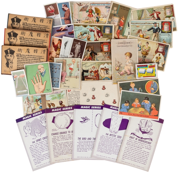 [TRADE & CIGARETTE CARDS – MAGIC]. Collection of Cigarette ...