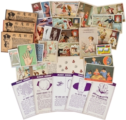 [TRADE & CIGARETTE CARDS – MAGIC]. Collection of Cigarette ...