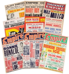[WINDOW CARDS]. Collection of British Theatre Magician Wind...