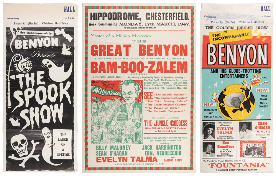 BENYON, Edgar (1901 – 78). The Incomparable Benyon. The Spo...