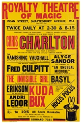 CHARLTON, Chris (1887 – 1963). Group of Four Magic Posters....