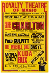 CHARLTON, Chris (1887 – 1963). Group of Four Magic Posters....