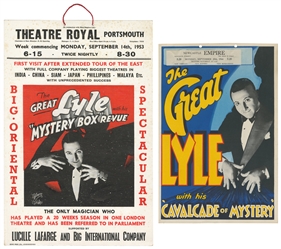 LYLE, Cecil (Cecil Cohen, 1889 – 1955). Two Window Cards. B...