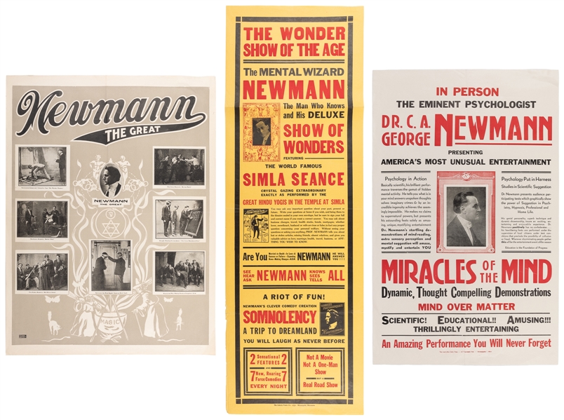 NEWMANN, C.A. George (1880 – 1952). Group of Three C.A. Geo...