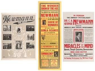 NEWMANN, C.A. George (1880 – 1952). Group of Three C.A. Geo...