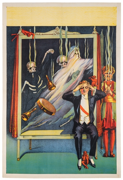 [STOCK POSTER]. Spirit Cabinet Stock Poster. [Donaldson?], ...