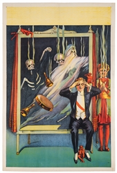 [STOCK POSTER]. Spirit Cabinet Stock Poster. [Donaldson?], ...