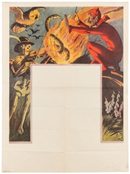 [STOCK POSTER]. Magician's Stock Poster. Hamburg: Adolph Fr...