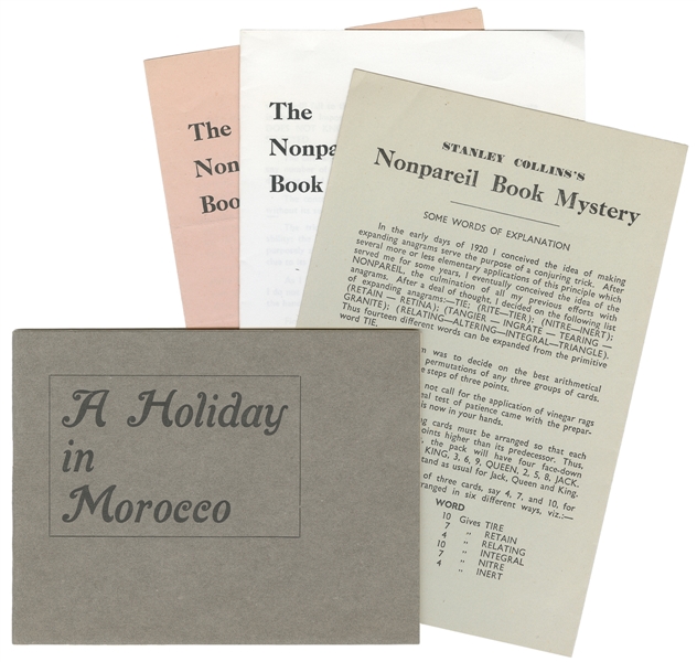 [BOOK TEST]. The Nonpariel Book Mystery. St. Leonards-On-Se...