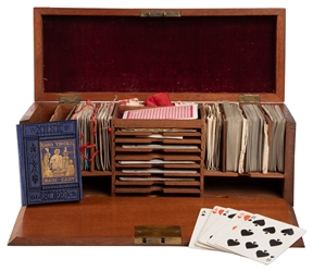Cabinet of Card Tricks. London: A.W. Gamage, 1890s. Fine ma...