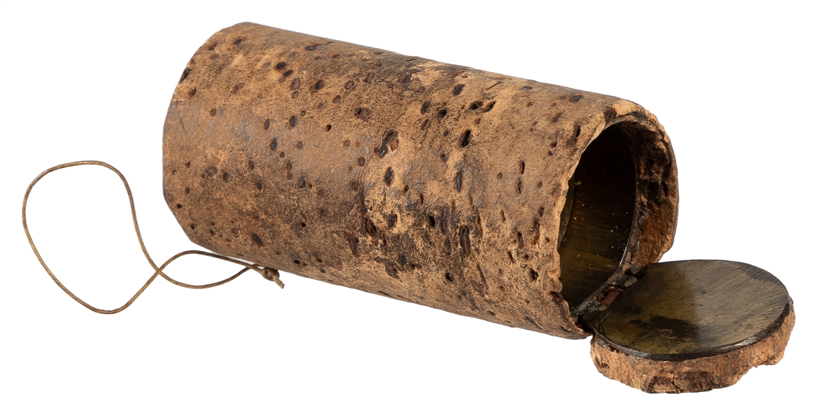 Coin Cork Gimmick. British 1890s. Ersatz wine bottle cork c...