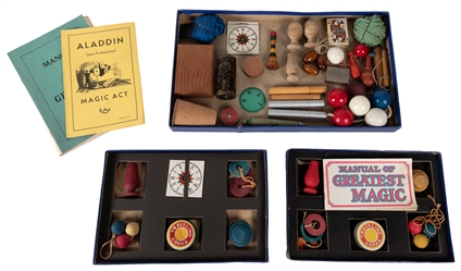 [MAGIC SETS]. Three P&L Aladdin Magic Sets. New Haven: Petr...