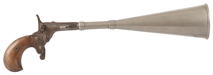 Silk Pistol. Circa 1900. A silk handkerchief vanishes from ...