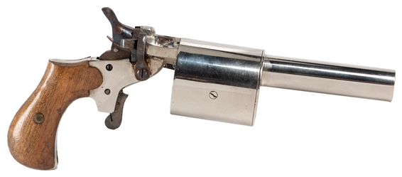 Silk Vanishing Pistol. Dresden: Manfredo, ca. 1930s. A silk...