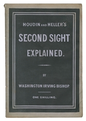 BISHOP, Washington Irving (1855 – 1889). Second Sight Expla...