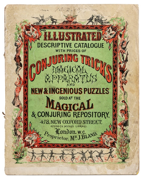 BLAND, Joseph (d. 1898). Illustrated Descriptive Catalogue ...