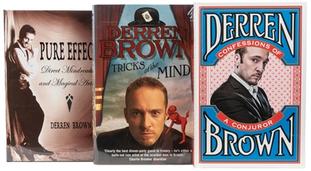 BROWN, Derren. Group of 3 Titles on Mentalism and Magic, in...