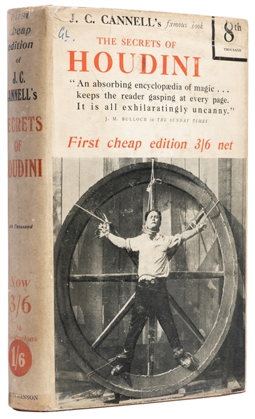 CANNELL, J. C. (1899 – 1953). The Secrets of Houdini. Londo...
