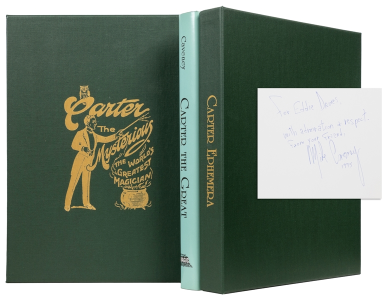 CAVENEY, Mike. Carter the Great. Pasadena: Magic Words, 199...