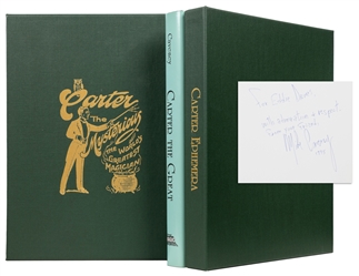 CAVENEY, Mike. Carter the Great. Pasadena: Magic Words, 199...