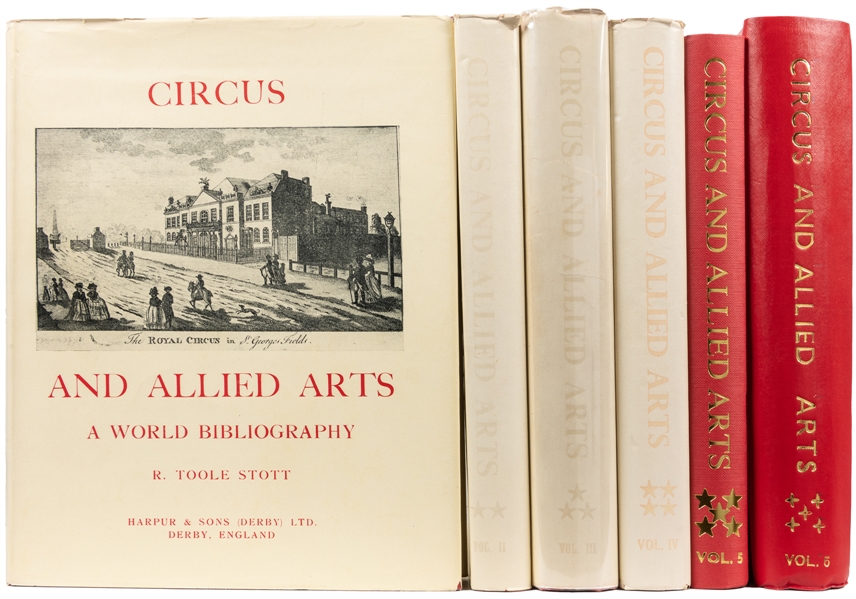 [CIRCUS—BIBLIOGRAPHIES]. TOOLE STOTT, Raymond (1910 – 82). ...