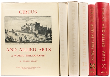 [CIRCUS—BIBLIOGRAPHIES]. TOOLE STOTT, Raymond (1910 – 82). ...