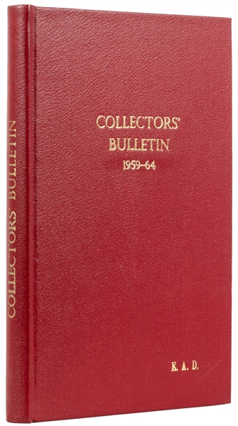 Collectors Bulletin. Roger Montandon. N1 (Oct. 1959) – N18...