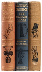 CREMER, W.H. Three Works on Conjuring. Including: The Magic...