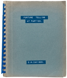 DAVIDSON, E. Malcolm. Fortune Telling at Parties. [The Auth...