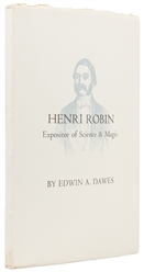 DAWES, Edwin (1925 – 2023). Henri Robin Expositor of Scienc...