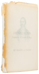 DAWES, Edwin (1925 – 2023). Henri Robin Expositor of Scienc...