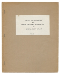 DAWES, Edwin (1925 – 2023). John Gay and the Jugglers…