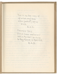 DAWES, Edwin (1925 – 2023). John Gay and the Jugglers…