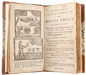 DEAN, Henry. The Whole Art of Legerdemain: or Hocus Pocus i...