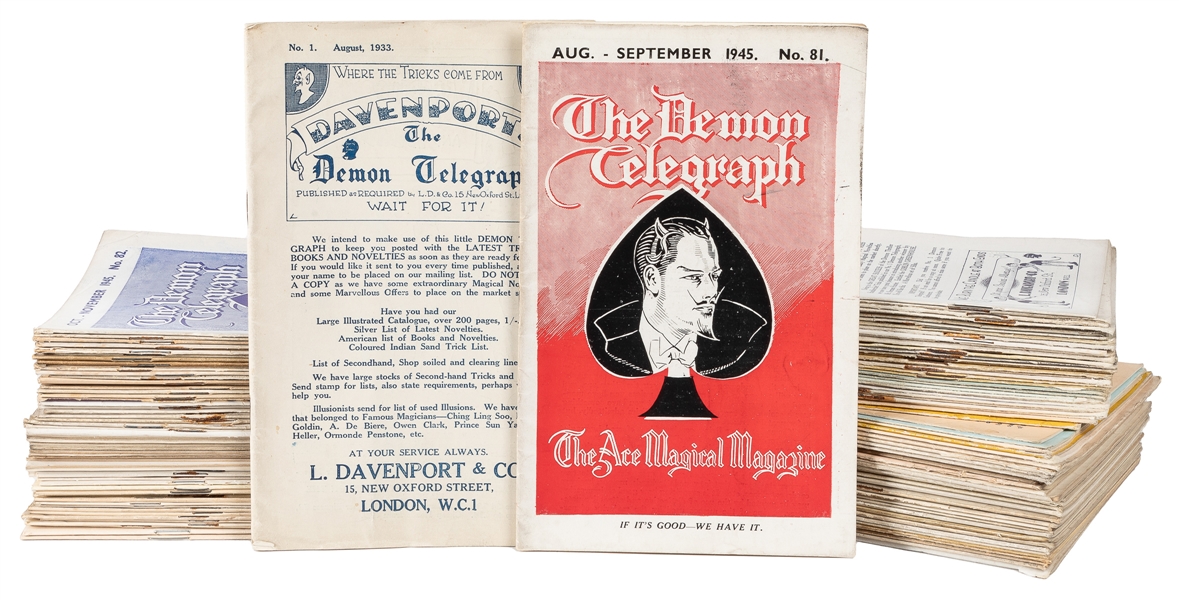 Demon Telegraph. Lewis Davenport. Monthly/Irregular. N1 (Au...