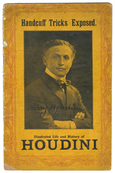 HOUDINI, Harry (Erik Weisz, 1874 - 1926). Handcuff Tricks E...